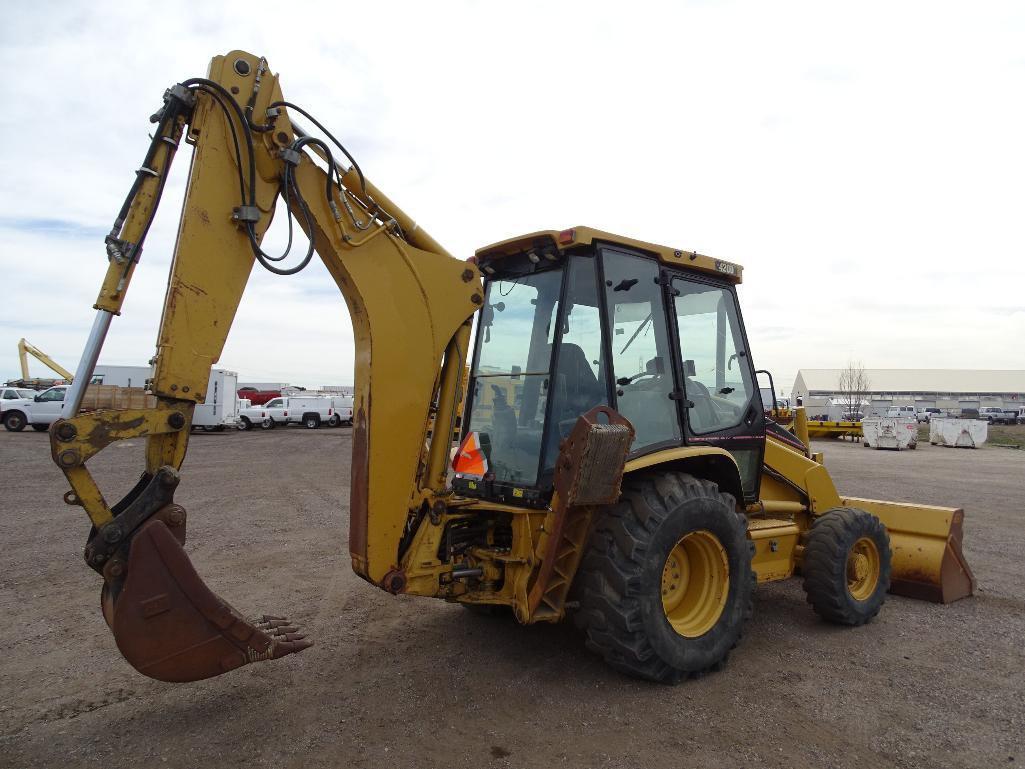 2004 Caterpillar 420D 4WD Loader/ Backhoe, Extendahoe, Auxiliary Hydraulics, EROPS, A/C, 24in Hoe