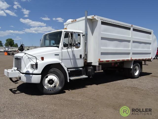 2000 FREIGHTLINER FL70 S/A Recycle Truck, Cummins 24-Valve Diesel, Automatic, Labrie Bed, 33,000 LB
