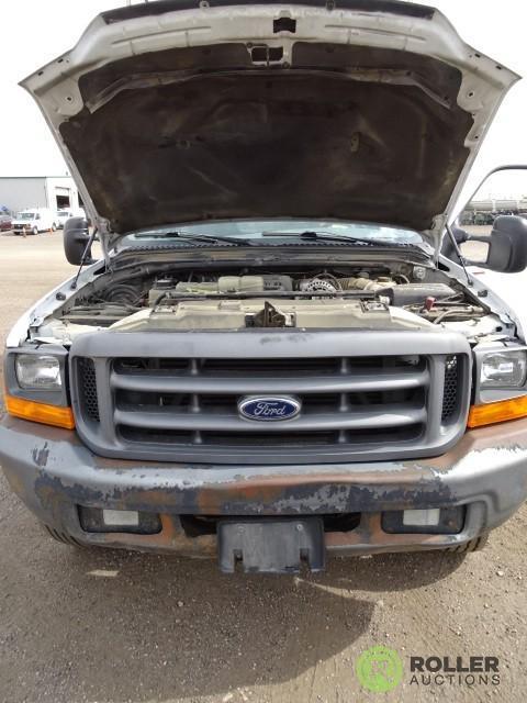 1999 FORD F550 Super Duty Platform Truck, Powerstroke V8 Diesel, 5-Speed Transmission, Tesco 28'