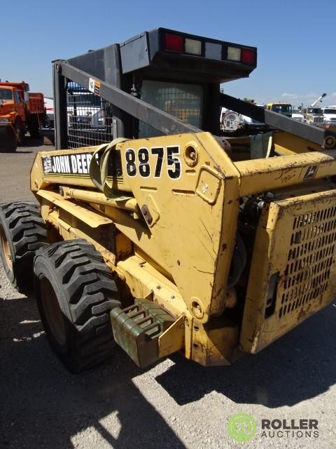 John Deere 8875 Skid Steer Loader, Bad Engine, Not Running, 12-16.5 Tires, S/N: M08875X020217