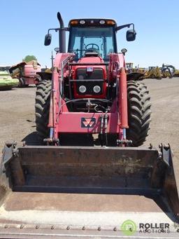 2006 Massey Ferguson 6480 4WD Tractor/Loader, Enclosed Cab w/ Heat & A/C, Dynashift, PTO, 3-Pt, Rear