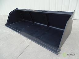 New Tomahawk 96in Snow/Mulch Bucket To Fit Skid Steer Loader
