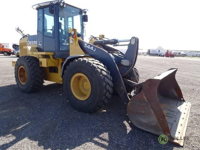 2007 John Deere 544J Wheel Loader, Cab w/ Heat & A/C, Quick Coupler, 3rd Valve, 20.5-R25 Tires,