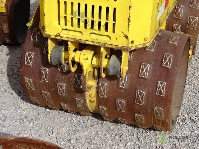 Wacker RT Walk-Behind Trench Compactor, Lombardini Diesel, 32in Double Drums, w/ Remote, Hour Meter