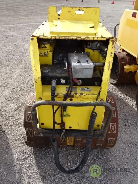 Wacker RT Walk-Behind Trench Compactor, Lombardini Diesel, 32in Double Drums, w/ Remote, Hour Meter