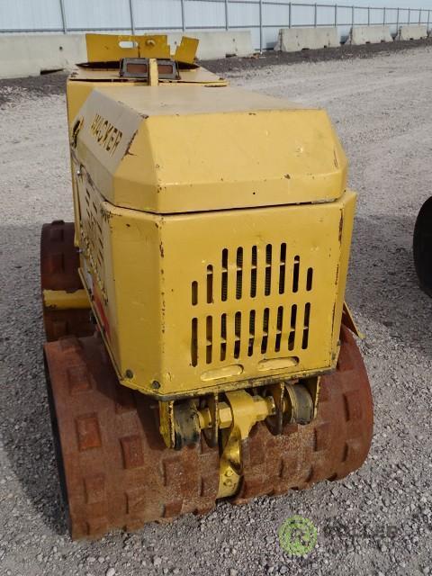 Wacker RT Walk-Behind Trench Compactor, Lombardini Diesel, 32in Double Drums, w/ Remote, Hour Meter