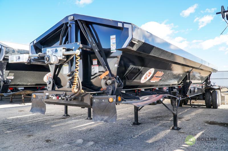 2018 MAURER CIRCLE R T/A Side Dump Trailer, 4-Bag Air Ride Suspension, 40' Length, Sidekick Aero