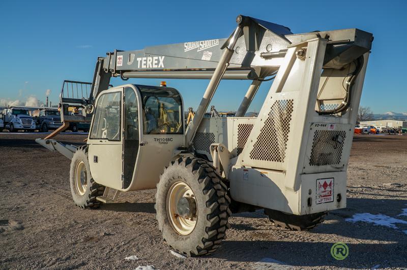 2003 Terex TH1048C Telescopic Forklift, 4 x 4 x 4, 10,000 LB Capacity, 48' Reach, 3-Stage Boom,