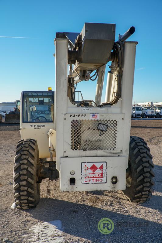 2003 Terex TH1048C Telescopic Forklift, 4 x 4 x 4, 10,000 LB Capacity, 48' Reach, 3-Stage Boom,