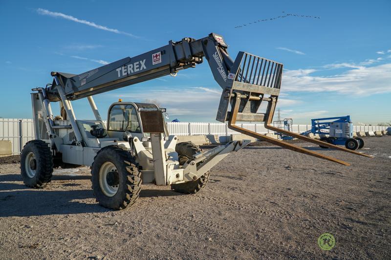 2003 Terex TH1048C Telescopic Forklift, 4 x 4 x 4, 10,000 LB Capacity, 48' Reach, 3-Stage Boom,