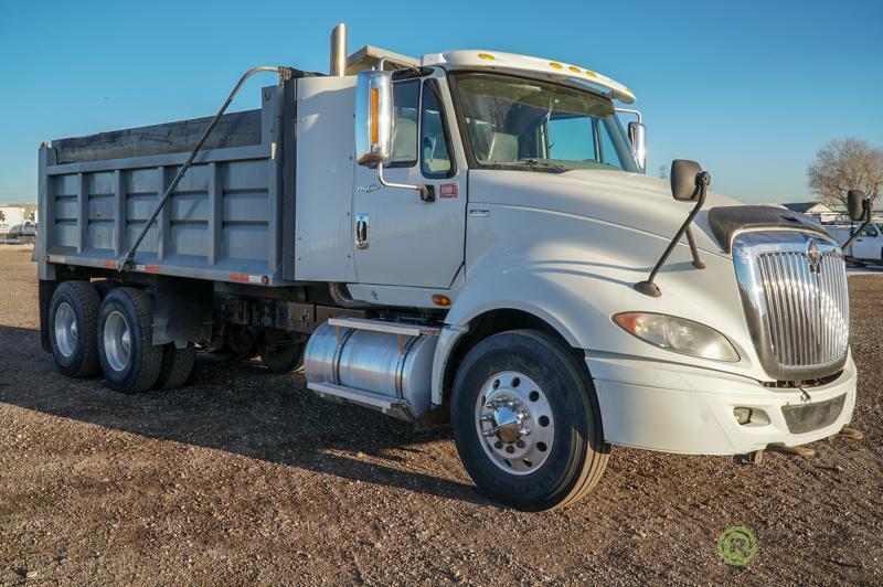 2012 INTERNATIONAL PROSTAR T/A Dump Truck, MaxxForce Diesel, 10-Speed Transmission, 4-Bag Air Ride