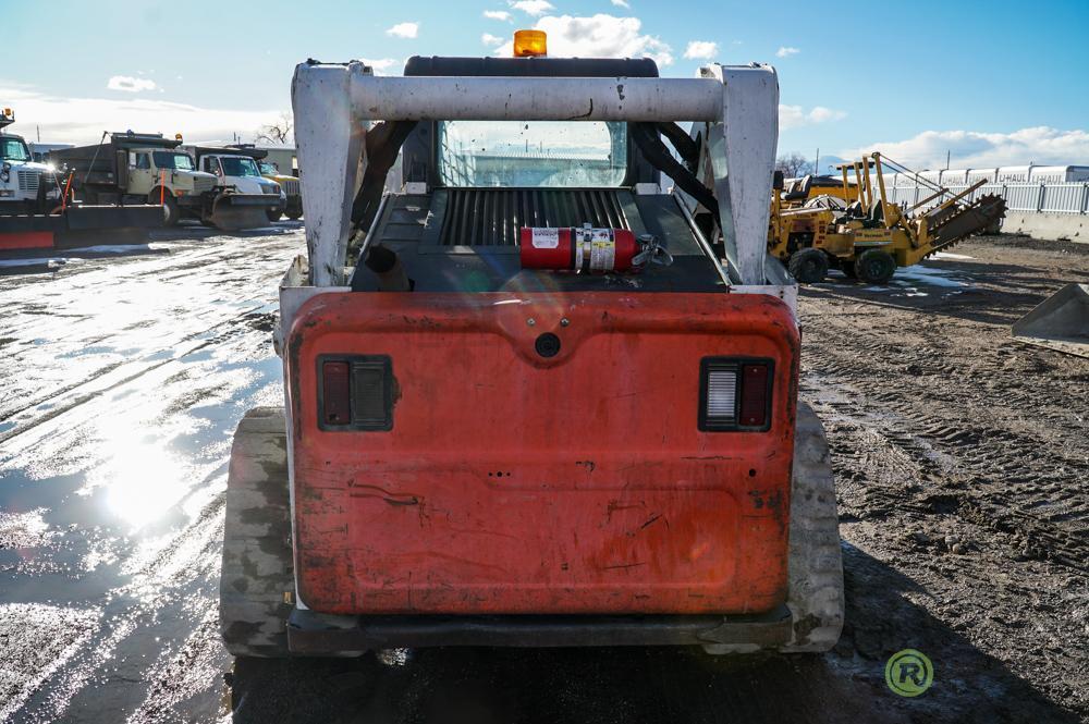 2014 Bobcat T650 Crawler Skid Steer Loader, Auxiliary Hydraulics, 18in Rubber Tracks, 72in Bucket,