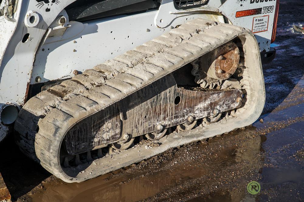 2014 Bobcat T650 Crawler Skid Steer Loader, Auxiliary Hydraulics, 18in Rubber Tracks, 72in Bucket,