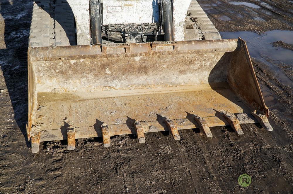 2014 Bobcat T650 Crawler Skid Steer Loader, Auxiliary Hydraulics, 18in Rubber Tracks, 72in Bucket,