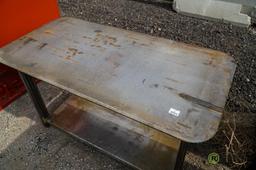 New Heavy Duty 30in x 57in Welding Shop Table w/ Shelf