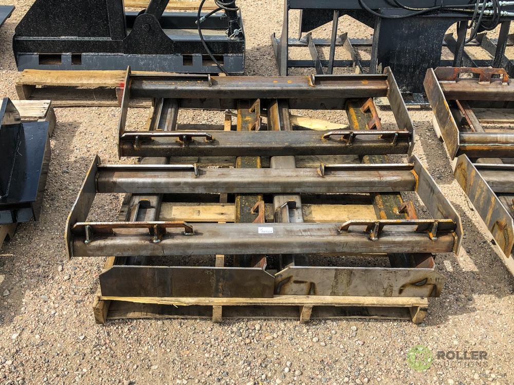 (4) New KT Skid Steer Frame Attachments