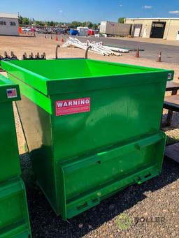 New Brute 1.75 Yard Heavy Duty Trash Hopper To Fit Skid Steer Loader