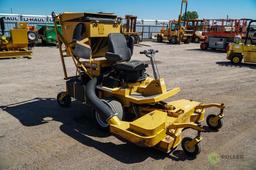 Hustler 3400 Ride-On Mower, 60in 4-Way Deck, Catcher, Kubota Diesel, Hour Meter Reads: 1029