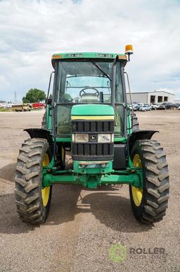 1999 John Deere 6410 4WD Agricultural Tractor, Enclosed Cab, w/ Heat & A/C, PTO, 3-Pt, Rear