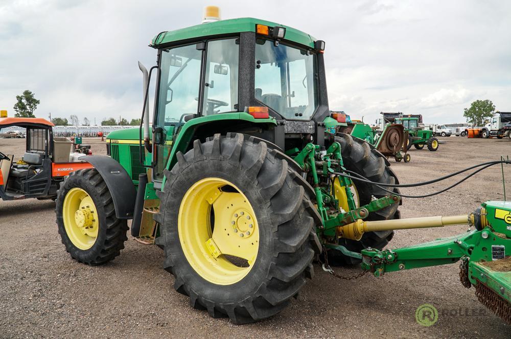 1999 John Deere 6410 4WD Agricultural Tractor, Enclosed Cab, w/ Heat & A/C, PTO, 3-Pt, Rear