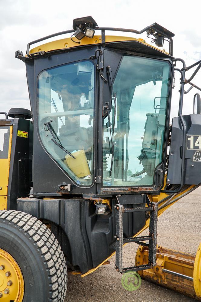 2008 Caterpillar 140M VHP Plus AWD Motor Grader, Ripper, Joystick Steering Control, 14' Moldboard,