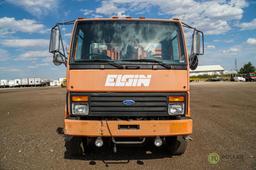 1995 ELGIN EAGLE Street Sweeper, Series F, Mounted on Ford CF7000 Chassis, Cummins 5.9L Front Diesel