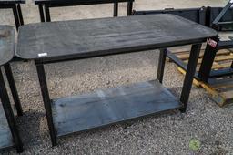 New Heavy Duty 30in x 57in Welding Shop Table w/ Shelf