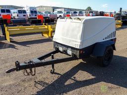 2006 INGERSOLL RAND Towable Air Compressor, 185 CFM, John Deere Diesel, Ball Hitch, Hour Meter