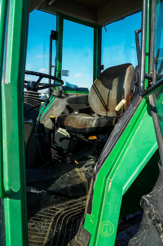 John Deere 5510 4WD Agricultural Tractor, Enclosed Cab w/ Heat & A/C, PTO, 3-Pt, Rear Auxiliary