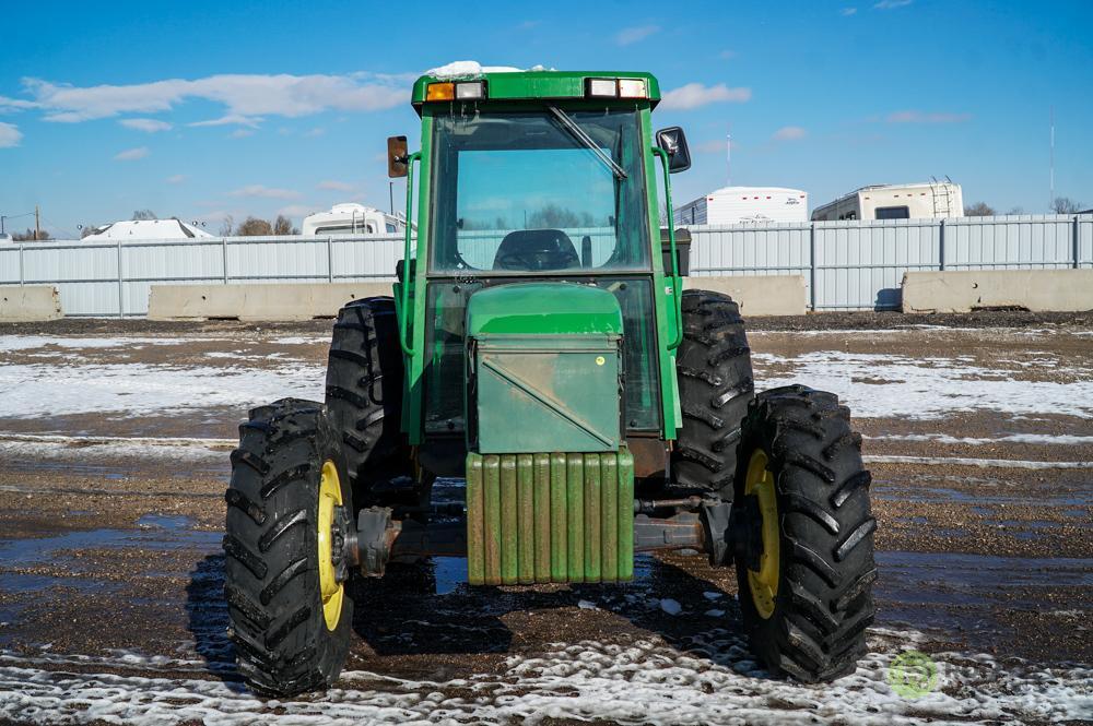 John Deere 5510 4WD Agricultural Tractor, Enclosed Cab w/ Heat & A/C, PTO, 3-Pt, Rear Auxiliary