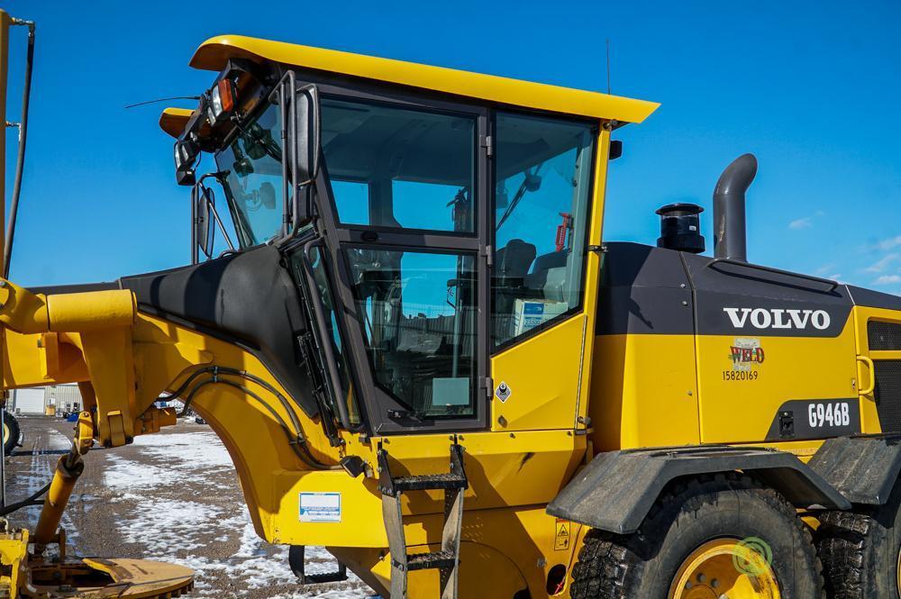 2013 Volvo G946B AWD Motor Grader, 16' Moldboard, Front Lift Group, 14.00-R24 Tires, County Unit,