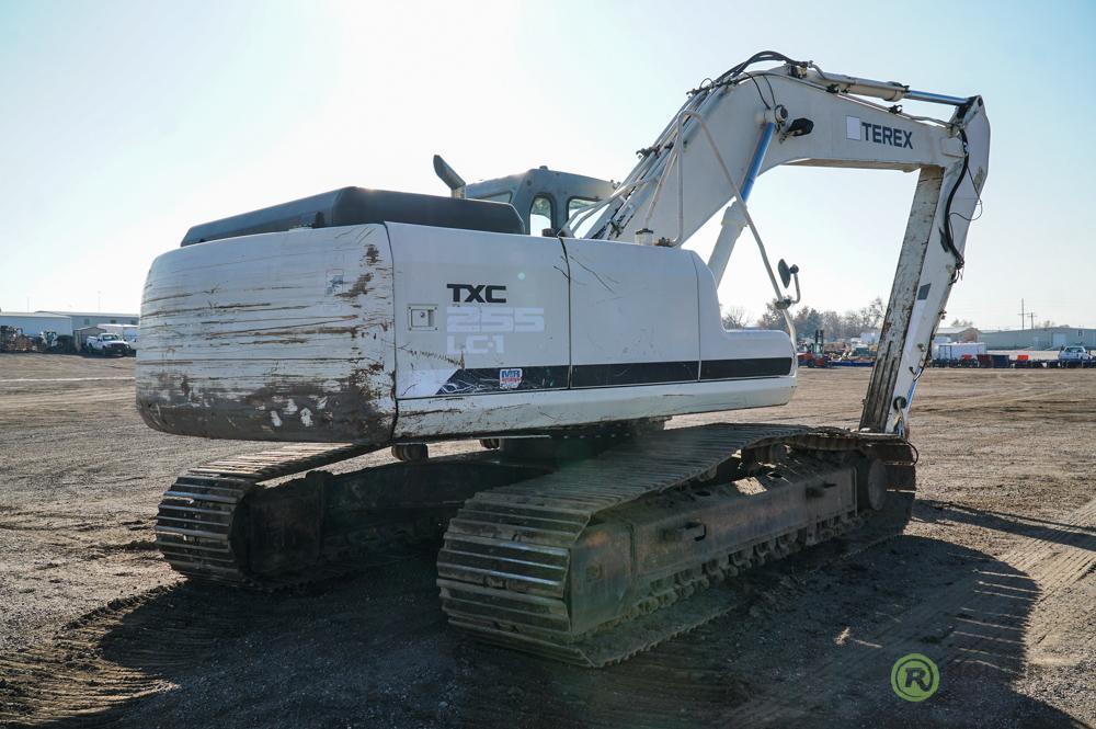 Terex TXC255LC-1 Hydraulic Excavator, Quick Coupler, 32in TBG, No Bucket, Hour Meter Reads: 12,931,