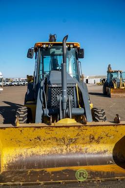 2010 JOHN DEERE 410J 4WD Loader/Backhoe, Extendahoe, Auxiliary Hydraulics, EROPS, Heat & A/C, 24in