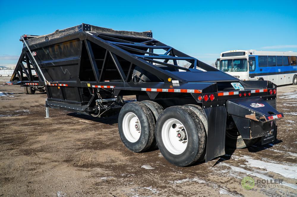 2017 CPS 4B240A200 T/A Belly Dump Trailer, Single Gate, Air Ride Suspension, Electric Tarp, 82,000