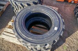 (4) New Turbo 10-16.5 Skid Steer Tires