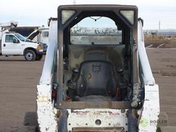 2004 BOBCAT S300 Skid Steer Loader, High Flow, Turbo, 78in Bucket, 48in Forks, Solid Tires, Hour