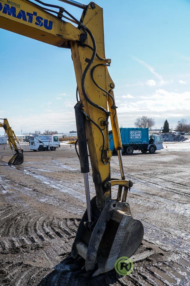 2007 KOMATSU PC78MR-6 Hydraulic Excavator, 18in Tracks, 91in Backfill Blade, 30in Bucket w/ Thumb,