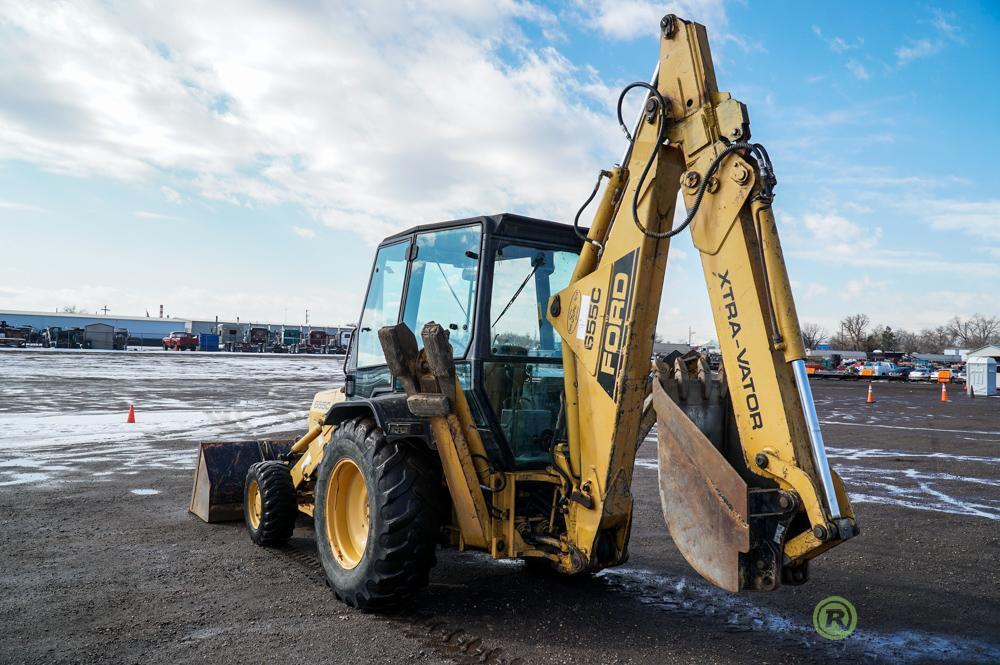 FORD 655C 4WD Loader/ Backhoe, Extendahoe, EROPS, 24in Hoe Bucket, Hour Meter Reads:6639,