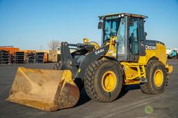 2012 JOHN DEERE 544K Wheel Loader, Cab w/ A/C & Heat, JRB Quick Coupler, 3rd Valve, 20.5-R25 Tires,