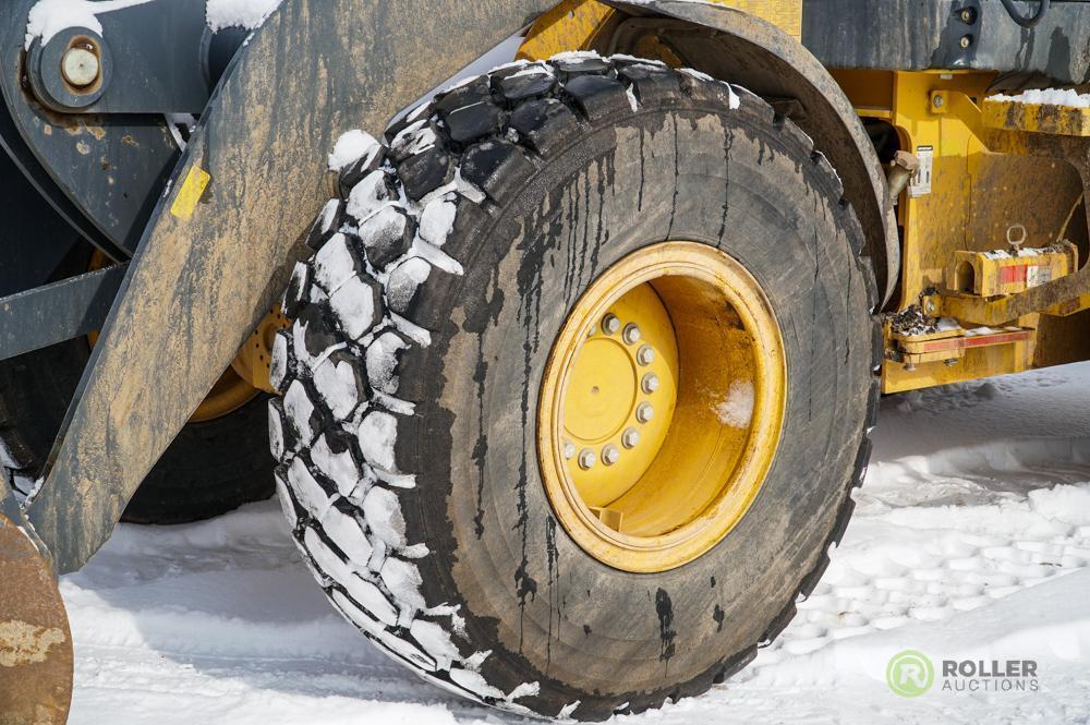 2012 JOHN DEERE 544K Wheel Loader, Cab w/ A/C & Heat, JRB Quick Coupler, 3rd Valve, 20.5-R25 Tires,