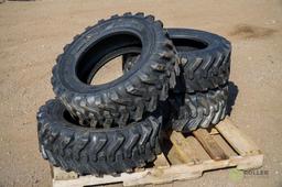 (4) New Camso 10-16.5 Skid Steer Tires