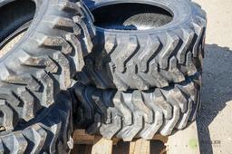 (4) New Camso 10-16.5 Skid Steer Tires