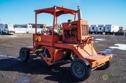 Ride-On Sweeper, 4-Cylinder Diesel, 80in Broom, Hour Meter Reads:3454