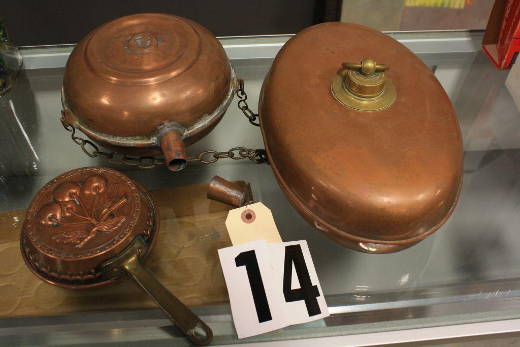 Copper Canteen, Water Bottle, Decorative Sauce Pan