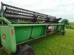 JD 222 BEAN HEAD 20' & HEADER TRAILER