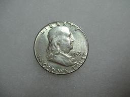 1953 Franklin Half Dollar con 200