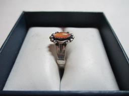 Sterling Ring sz 5.75 con 6