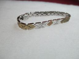 7 inch Sterling Bracelet con 6