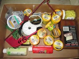 Fishing Gear Weights, Bait, Line -> Will not be Shipped! <- con 12