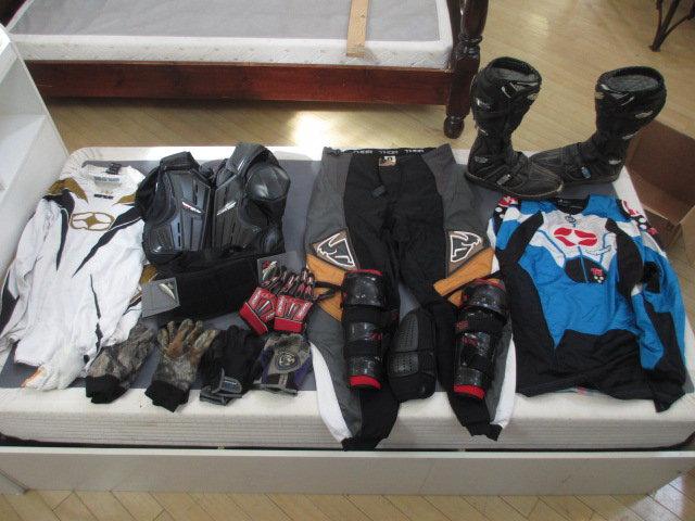 Lot of motorcross Gear shirt xl, Pants 36, and vest L Will Not Be Shipped con 317
